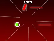 Player successfully touching a green object while avoiding a red object in the challenging free online skill game Vital Movement