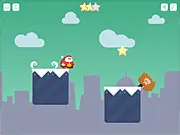 Play Santa Run 4 free online, Christmas action platformer game with Santa running and flying