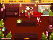 Play free online Santa Shop game, open a Christmas store, serve customers and sell holiday items