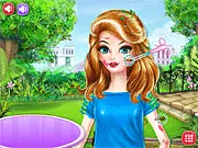 Amanda's Royal Birthday Party free online dress-up and makeover game