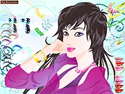 Vanessa Make Up free online game - applying cosmetics with drag and drop styling