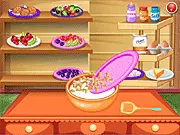 Play free online cooking game New Year Dinner Party, make cakes and festive food