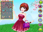 Baby Cherry Princess free online spa and dress-up game makeover
