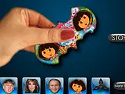 Free online Fidget Spinner Fun game showing a colorful spinner in motion