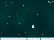 Free online arcade game thumbnail for Dodge It, showing a player character surrounded by numerous orange objects and trying to reach a single yellow collectible.