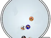 BumpBump free online car game screen showing two bumper cars playing soccer or derby mode