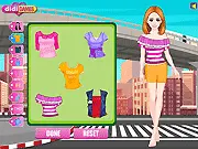 Smart City Girl dress up game featuring fashion and city life outfits