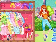 Girl model dressed in a chic travel outfit, ready for a global journey in the free online game Travel Impression Girl