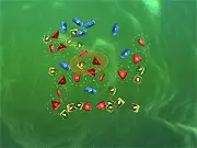 D.N.A puzzle game free online, color combination puzzle, PlayArcadeHub game, strategic brain game
