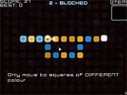 Duotony free online puzzle game with bouncing ball and alternating colored tiles on PlayArcadeHub
