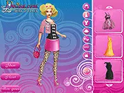 Screenshot of Dolls Fashion Dress-Up game showing two stylishly dressed dolls with trendy hairstyles and accessories.