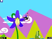 Play Fafu The Ostrich RPG free online action game - Fafu the ostrich character fighting a leopard demon on an adventure map