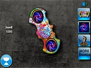 Fidget Spinner Mix free online game, customized colorful fidget spinner spinning, creative casual toy game