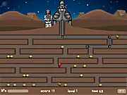 Gold Diggers Flash game screenshot, free online gold mining arcade game