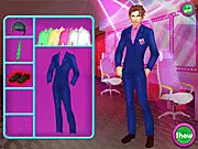 The finished makeover of the bride and groom, showing their stunning wedding outfits and professional makeup in the Real Wedding Makeover online game.