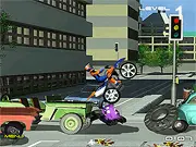 Dirt Bike 3 online game screenshot, motocross stunt riding game free