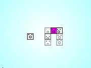 Make that Block puzzle game showing geometric shapes being rotated and fitted into a target silhouette.