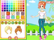 Play Spring Fashion Designer free online dress up game