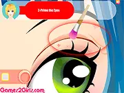 Face Palette Smoky Eyes free online makeup tutorial game on PlayArcadeHub