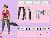 Play Jackal Dress Up free online game, dress up cute animal character with funny outfits, fashion game for kids on PlayArcadeHub