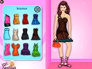 Party Girl Dress Up free online fashion game, choose trendiest outfit, look perfect for party