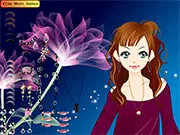 Screenshot of the free online game Bela Makeup showing a model and various makeup options like eyeshadow, lipstick, and blush