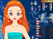 Screenshot of Dorothy Makeup game showing various cosmetic options and a beautiful makeover