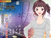 Screenshot of Marcia Makeup online game showing the application of beautiful cosmetics for a stunning makeover