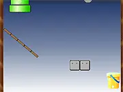 Mushroom Guide free online physics puzzle game where you guide a mushroom into a bucket