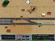 Train Traffic Control free online game, manage train tracks, prevent crashes, play simulation game on PlayArcadeHub