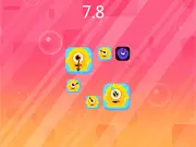 Big Ball Turntable free online shooting game showing a spinning circular platform with yellow monsters and the player's cannon