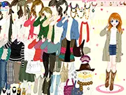 Fall Jacket Trends free online dress-up fashion game choosing autumn outfits PlayArcadeHub