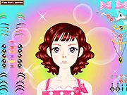 Princess Sophia the First smiling after a successful digital makeover in the free online Sophia Makeover game thumbnail.
