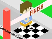 Sprint! game screenshot, competitive speed racing challenge, free online hotseat multiplayer game