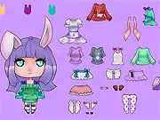 The Easter Dress Up online game, girl dressing up in spring fashion, Easter bunny outfit