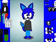 Antimoz Dress Up free online game styling a sly cartoon fox on PlayArcadeHub