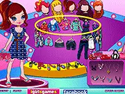 Sweet Shopping Girl dress up game screenshot, girl choosing clothes and jewelry from a shop while sticking to a budget, play free online