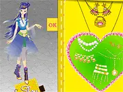 Screenshot of the My Style dress up game interface showing a model in a fashionable outfit next to a virtual scrapbook.