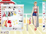 A 50's Summer free dress up game screenshot, featuring Candy in classic 1950s retro fashion