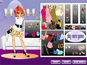 Bloom Vintage Style Dressup game screenshot, free online retro fashion game, classic dressup game, style beautiful lady on PlayArcadeHub