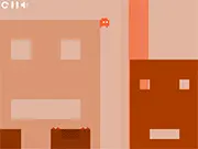 The Rango Flash game, a very orange and notoriously difficult arcade challenge.