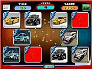 Suzuki Sport Cars Memory game screenshot, matching pairs of Suzuki race cars, play free online