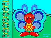Free online creation game to design a custom bug with colorful wings, antennae, and body parts