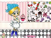 Cupcake Princess First Day online free game dress up and baking