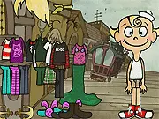 Flapjack and Captain K'nuckles characters in the Marvelous Misadventure dress up game