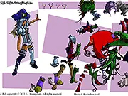 Rel Rel's Imagination Dress Up online game screenshot - a character styled in a unique outfit reflecting fantasy and self-expression