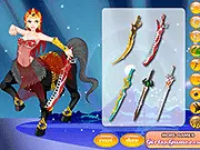 Centaur Girl Dressup free game, fantasy dress up online, mythical creature fashion creator