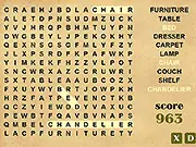 Wordcross 5 high scores puzzle game, play free online word search, find hidden furniture words