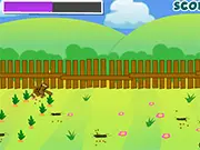 Mole Hunter 2 online game, free whack-a-mole arcade game, smashing moles with a mallet