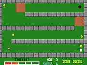 13 Holes Putt online mini-golf game screenshot, aiming the golf ball, free putt challenge